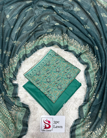 Shiny Green Lawn 3 Piece