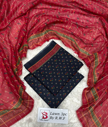 Red And Black Lawn 3 Piece